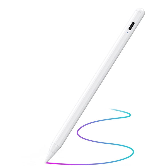 Stylus Pen Compatible with Apple iPad (2018 and Later), Palm Rejection, Tilting Detection, Magnetic Adsorption for iPad Pro (11/12.9 Inch), iPad 6/7/8th Gen, iPad Air 3rd/4th Gen, iPad Mini 5th Gen