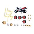 thumbnail image 3 of Adornos para tartas de cumpleaños de motociclistas, para motociclistas, suministros de carreras, motocicletas Estilo D, 3 of 9