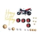 thumbnail image 3 of Decoración de pastel de motocicleta para cumpleaños infantil, lema de motocicleta, fiesta de conductores Estilo D, 3 of 9