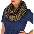 thumbnail image 2 of Peach Couture Winter Warm Thick Chunky Knit Cozy Infinity Loop Cowl Scarves, 2 of 2