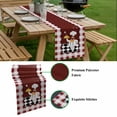 thumbnail image 5 of Fat Chef Table Runner - 48 Inch Long, Kitchen Dining Table Runner Dresser Scarves, Red Gourmet Kitchen Red Black Buffalo Plaid Farmhouse Decor for Coffee Tables Wedding Party Banquet, 5 of 8