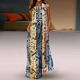 thumbnail image 1 of Robe Sexy Mode Femmes Décontractée Col en V Robes Imprimées Été Sans Manches Robe Pull Robes pour Femmes 2023 Formel en Liquidation, 1 of 5