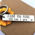 thumbnail image 6 of Miyuadkai Keychains Personalised Love KeychainA Durable Gift I Birthday For Him/Her Win You I More End The Keychains Jewelry A One Size, 6 of 8