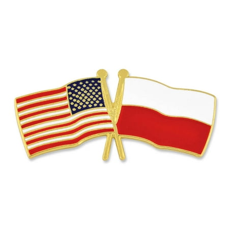 Pinmart S Usa And Poland Crossed Friendship Flag Enamel Lapel Pin Pinmart S Usa And Poland Crossed Friendship Flag Enamel Lapel Pin