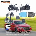 thumbnail image 2 of Side Rearview Mirror Auto Folding Motor Upgrade kit Module For Honda Accord 10th 11th LHD 2018-2022 Wide angle view car mirrors Folding Blue, 2 of 6