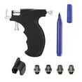 thumbnail image 3 of Professional Ear Stud Earring Piercing Gun Tools Kit Stainless Steel Reusable Earlobe Cartilage Nose Navel Body Piercing Gun Set, 3 of 6