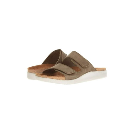 El Naturalista Womens Koi Open Toe Casual Slide Sandals, Kaki, Size 5.5