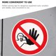 thumbnail image 4 of unbranded 5Ud Etiquetas De Advertencia No Entrada Autoadhesivas Para Y Seguridad Industrial, 4 of 6