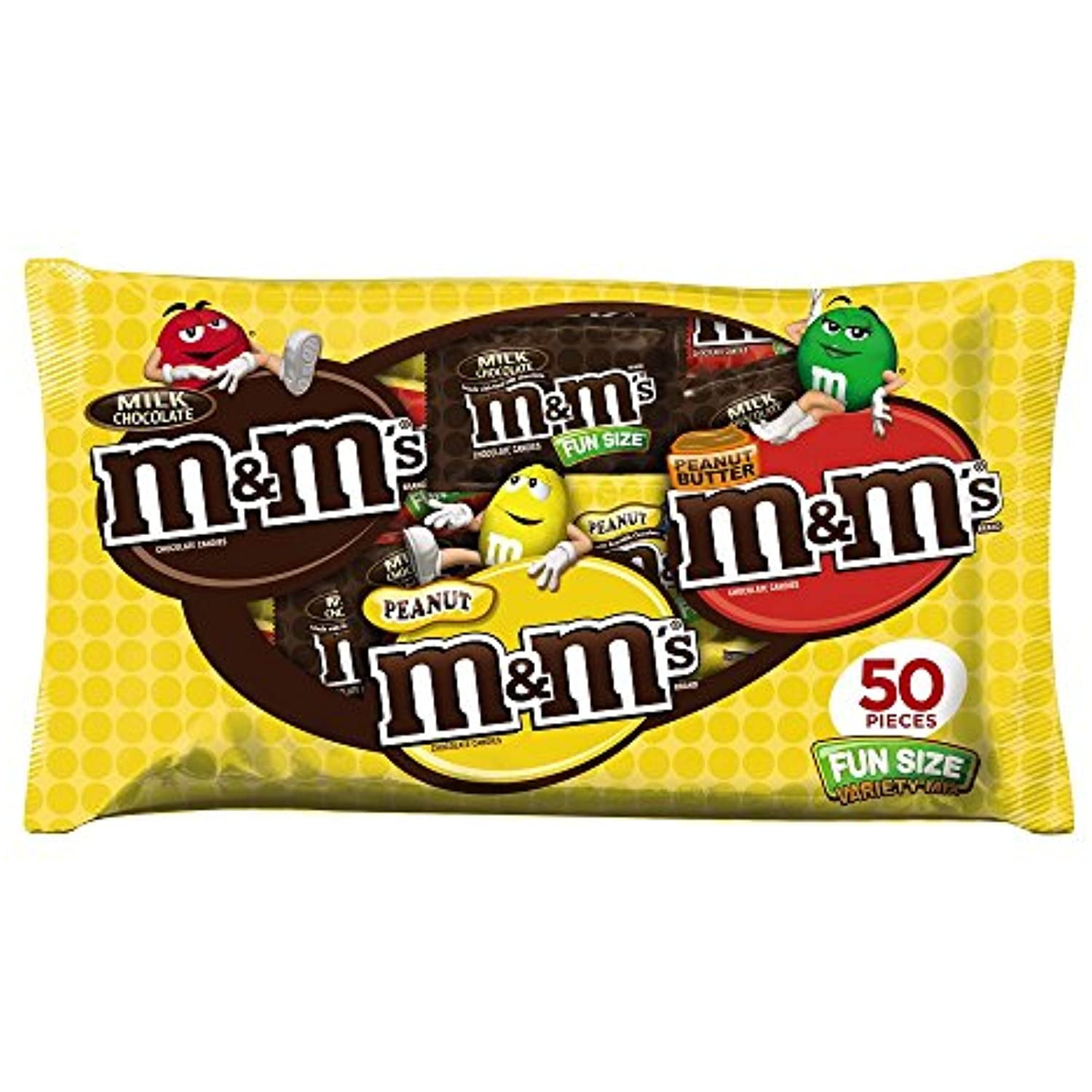 M&M's Lovers Fun Size Variety Mix, 50 ct - QFC