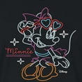 thumbnail image 3 of Disney - Minnie Mouse - Feeling Good with Heart Glasses - Juniors Cropped Cotton Blend T-Shirt, 3 of 5