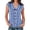 BU1, variant on Linen Vest Women Gingham Shirt Casual Loose V Neck Button Down Peter Pan Collar Cute Sleeveless Blouses