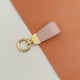 thumbnail image 1 of Llavero de cuero para hombre y mujer | Correa de cuero plena flor con herrajes de acero niquelado | Llaveros planos y duraderos para llaves de coche, casa, oficina | Regalo para mamás, papás,, 1 of 3