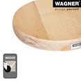 thumbnail image 4 of Wagner Sleek Beech Wood Round Plant Caddy with No-Show Swivel Casters, 220 lbs Capacity, 4 of 6