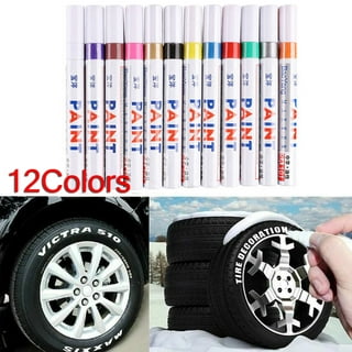  Cartideplay Paint Pen for Car Tires, Premium Tire Marker Pens  White Waterproof Paint Markers For Car Tire Lettering, Permanent and  Waterproof