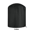 thumbnail image 4 of fastboy Housse de Table Ronde Barbecues Housse de Gril Imperméable Ensembles d'Extérieur Housse de Protection, Housse de Bassin à Feu, Gril Barbecue 71x56 cm, 4 of 9