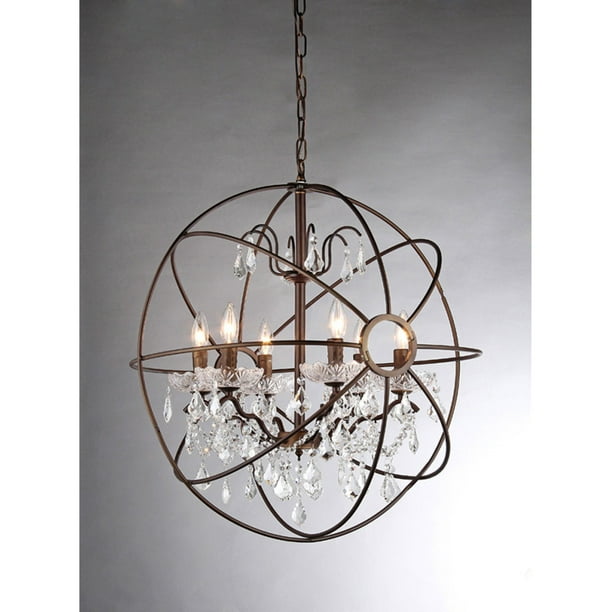 Edwards Antique Bronze 16 Inch Crystal Chandelier Com Edwards Antique Bronze 16 Inch Crystal, Old World Charm Chandelier