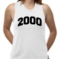 thumbnail image 2 of 2000 College Style Women's Muscle Tank Large White, 2 of 5