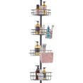 thumbnail image 1 of VEVOR 42" to 114" High Shower Corner Caddy Tension Pole Rust-Proof Tension Pole, 1 of 9