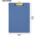 thumbnail image 2 of FMSHPON Glaucous Clipboard Hardboard Wood Nursing Clip Board and Pull for Standard A4 Letter 13x9 inches, 2 of 7