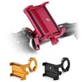 thumbnail image 4 of Tignapoo Durable Red Aluminum Alloy Bike Phone Holder with Universal Handlebar Clamp, Adjustable Width 2.4-3.9in, Easy Installation Kit Included, 4 of 6