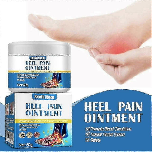 3 Pieces South Heel Pain Paste Heel Spurs Pain Relief Rigid Arch Strain Pain Massage Crea