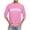 Pink, variant on TIANZEN Men 3/4 Sleeve Letter City Name T Shirts Comfortable Crewneck Solid Color Fit Tee Shirt Tops Big And Tall Graphic T Shirts for Men