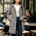 thumbnail image 6 of Girls Waterproof Jacket Coats Long Sleeve Hooded Outdoor Outwear Lining Interchange Jacket, 6 of 8