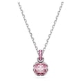 thumbnail image 1 of Collier Swarovski Pierre de Naissance d'Octobre Pierre Rose Taille Carrée, 1 of 6