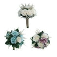 thumbnail image 2 of kurtrusly Pets Friendly Artificial Flowers Non-toxic For Cats And Dogs Good Hand Feeling Odorless Graduation Purple 1Set, 2 of 6