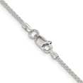 thumbnail image 3 of Sterling Silver 1.5mm Wtih 2 Inch Ext. Round Spiga Chain (18 X 1.5) Made In Italy qsp035e-18, 3 of 5