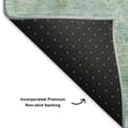 thumbnail image 5 of Addison Rugs Mayfield Premium Machine Washable Transitional Damask Teal Rectangle Rug, 10' x 14', 5 of 7