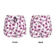 thumbnail image 6 of Goofa Orchids Flowers Printed Women 2 in 1 Running Shorts,Quick Dry Athletic Workout Shorts,High Waisted Athletic Shorts with Liner Pockets-Large, 6 of 9