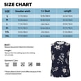 thumbnail image 6 of Xecao Retro Flower Print Men's Tank Top: Sleek Sleeveless Tee for Casual Sports and Beach Occasions-Medium, 6 of 7