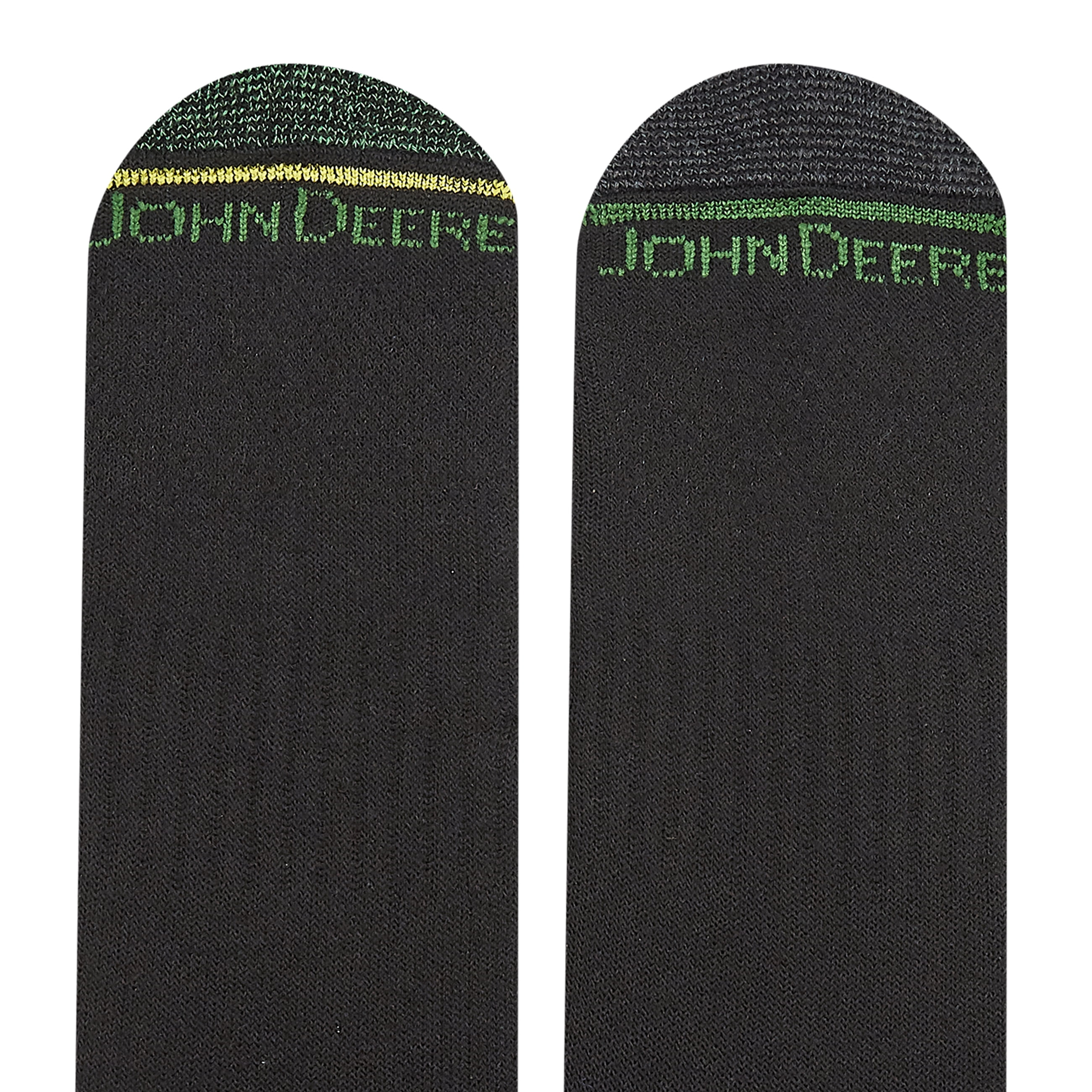 John Deere Men's Socks, Workwear Max Cushion Crew Socks, 6-Pack