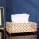 thumbnail image 1 of Cubierta de caja de s de cristal perfecl Rectángulo Dorado Bling soporte de tejido de cristal, 1 of 7