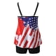 thumbnail image 4 of WILLBEST Traje de Baño Para Mujer, Tankini, Trajes de Baño de Dos Piezas Para Mujer, Camisetas Sin Mangas Con Torso Largo Estampado Del 4 de Julio y Pantalones Cortos., 4 of 4