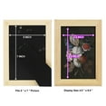 thumbnail image 3 of Dramatic Bouquet I -Framed Print w/glass-Natural Wood, 3 of 7