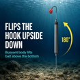 Floating Leader Rig Pre Tied Off Bottom Fishing Rig Anti Snag Floating Hook Leaders 5 Piece ...