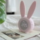 thumbnail image 3 of Lindo reloj despertador con temporizador de conejo para niños, regalo electrónico LED, luz nocturna para interiores, pantalla de temperatura, reloj despertador con carga, 3 of 5