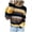 Yellow, variant on LBLOE Sweaters for Women Womens Color Block Sweaters Long Sleeve Crewneck Pullover Knit Jumper Tops Khaki