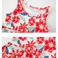thumbnail image 4 of Toddler Girls Sleeveless Floral Prints Princess Dress Dance Party Dresses Clothes Size 4-5T, 4 of 5