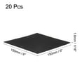 thumbnail image 2 of Uxcell 20 pack Adhesive Foam Padding Sheets 1/16" Thick x 6" Long Square EVA Foam Sheet Self Stick Anti Vibration Pads, 2 of 7