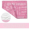thumbnail image 5 of Warm Hugs Healing Blanket - Get Well Soon Gifts for Women Men, Breast Cancer Chemo Gifts, Sympathy Inspirational Blanket, Thinking of You Gift, Soft Throw Blanket 50"x60", 5 of 5