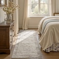 thumbnail image 4 of SIXHOME 3-Piece Kitchen Rugs and Runner Set Washable Vintage Kitchen Mat Non-Slip Low-Profile Rugs for Kitchen Sink Laundry Bedside 20"x32"+20"x48"+20"x59" Beige, 4 of 8