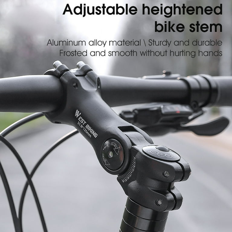 Adjustable Handlebar Stem Variable 60 Degree Angle Aluminum Alloy