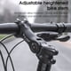 thumbnail image 3 of Soporte de mango de bicicleta WEST BIKING Vástago de manillar de bicicleta ajustable, ángulo Variable de 60 grados, elevador de manillar de bicicleta de aleación de aluminio, adaptador de vástago de, 3 of 7