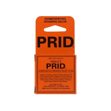 Humphreys Natural Homeopathic Remedies Smile's PRID Drawing Salve, Homeopathic Relief of Topical Pain and Irritation, 18 grams ()