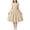Beige-01, variant on Girls Summer Sleeveless Dress Solid Tank Casual Dresses Loose Fit A Line Swing Sundress 2-14Y
