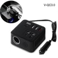 thumbnail image 1 of 12v/24v To 220v Charger Converter 150w Auto Power Inverter Heat Dissipation, 1 of 5