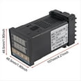 thumbnail image 3 of Controlador de Temperatura PID -C100 Kit Termostato Alto Voltaje 100ACV A 240ACV+Relé SSR 40DA+ Sonda K, 3 of 5